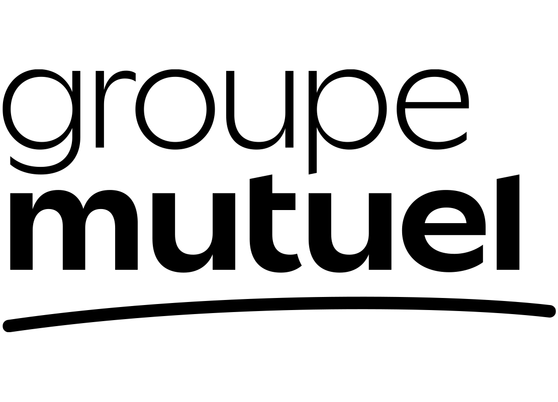 Logo Groupe Mutuel vertikal schwarz